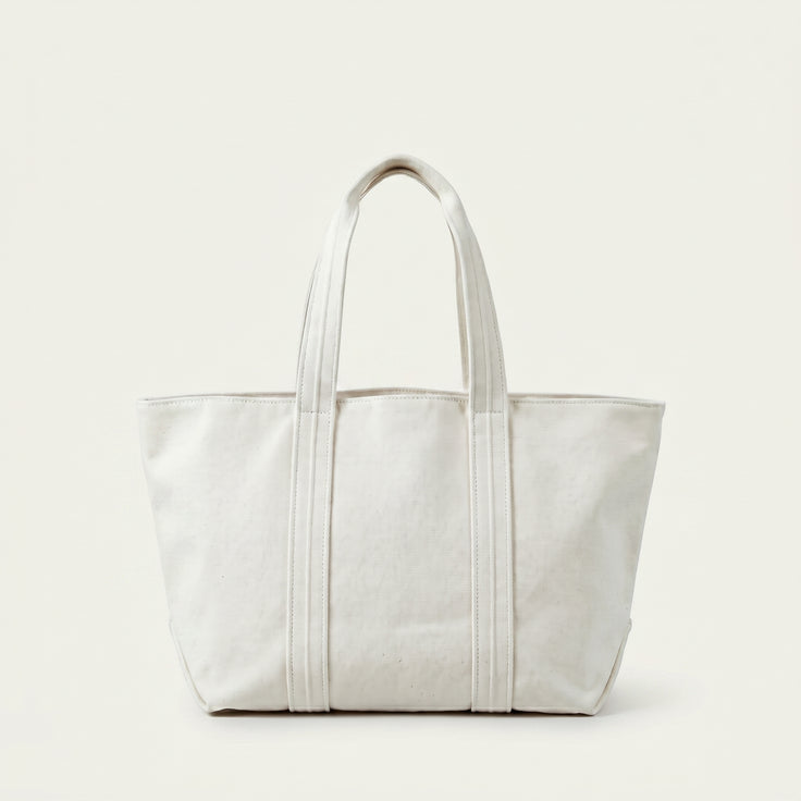 Ivory Canvas Tote