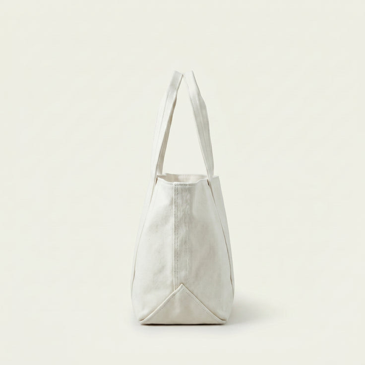 Ivory Canvas Tote