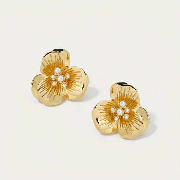 Floral Statement Studs