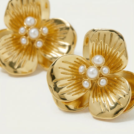 Floral Statement Studs