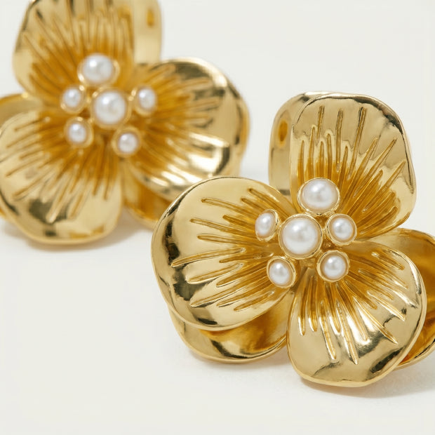 Floral Statement Studs