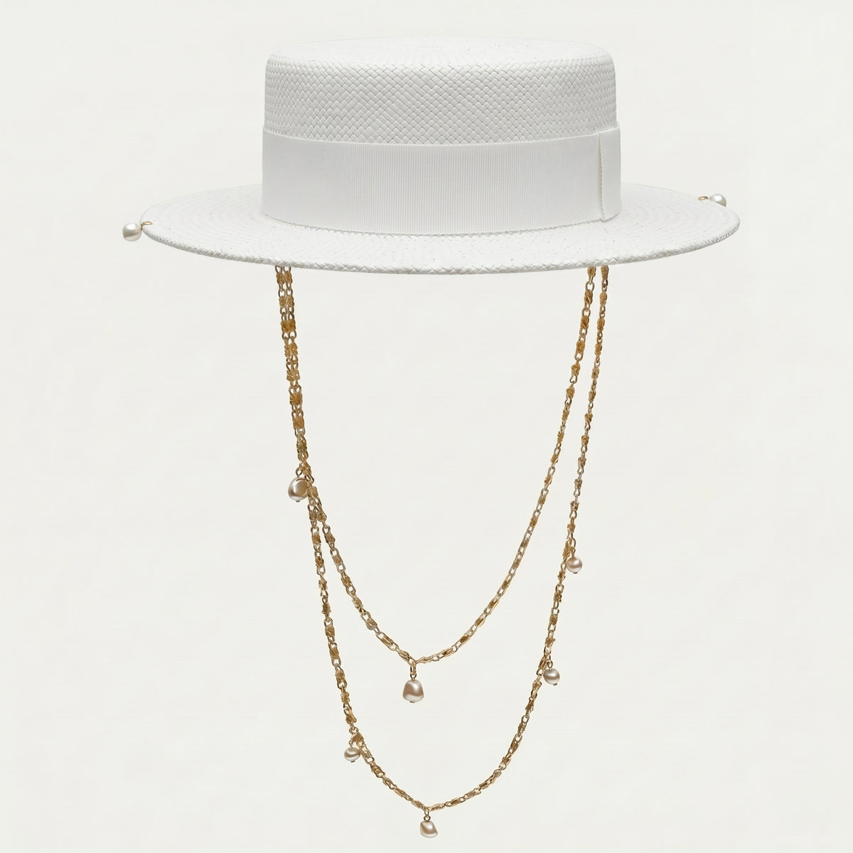 Celeste Pearl Chain Hat