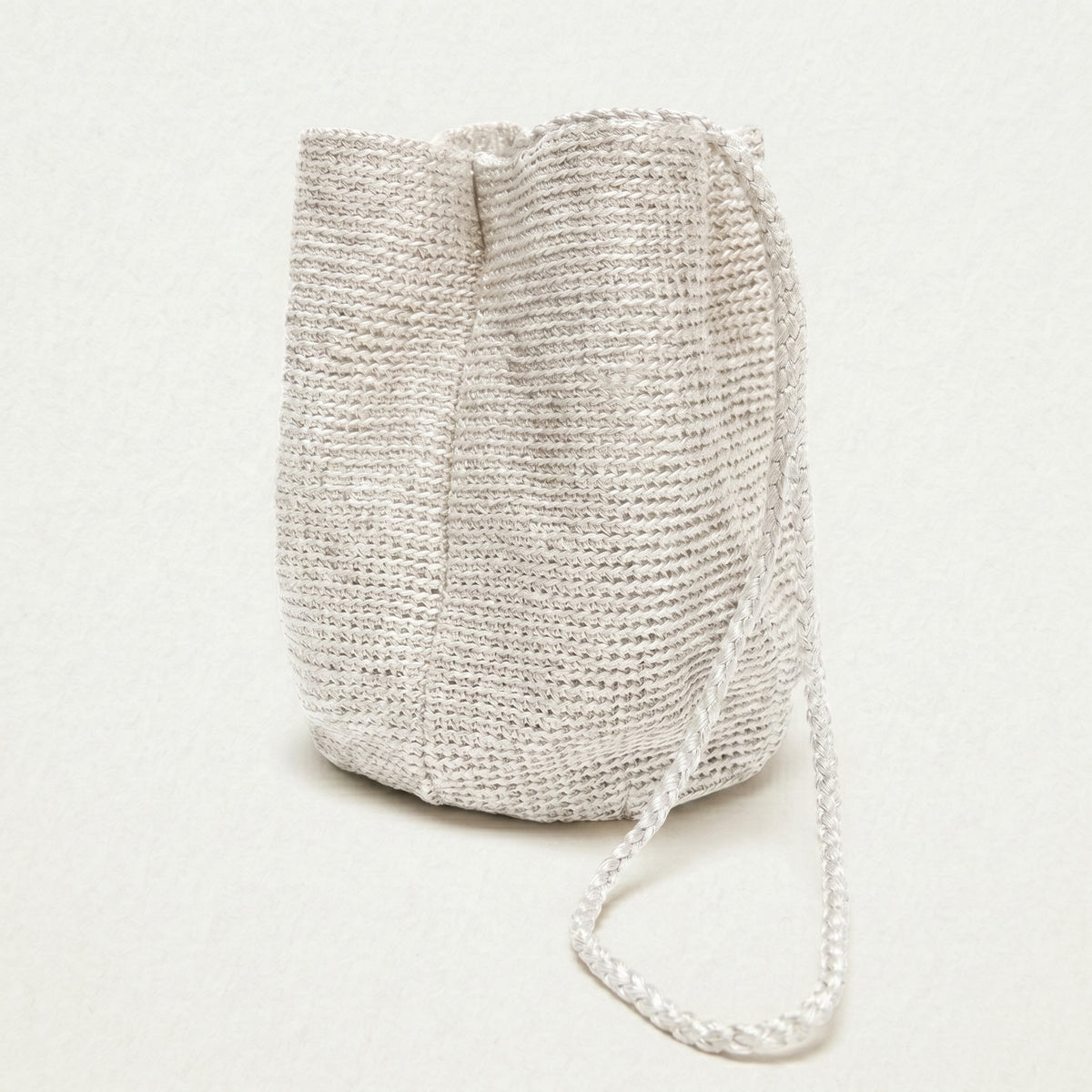 Luna Woven Bucket Bag