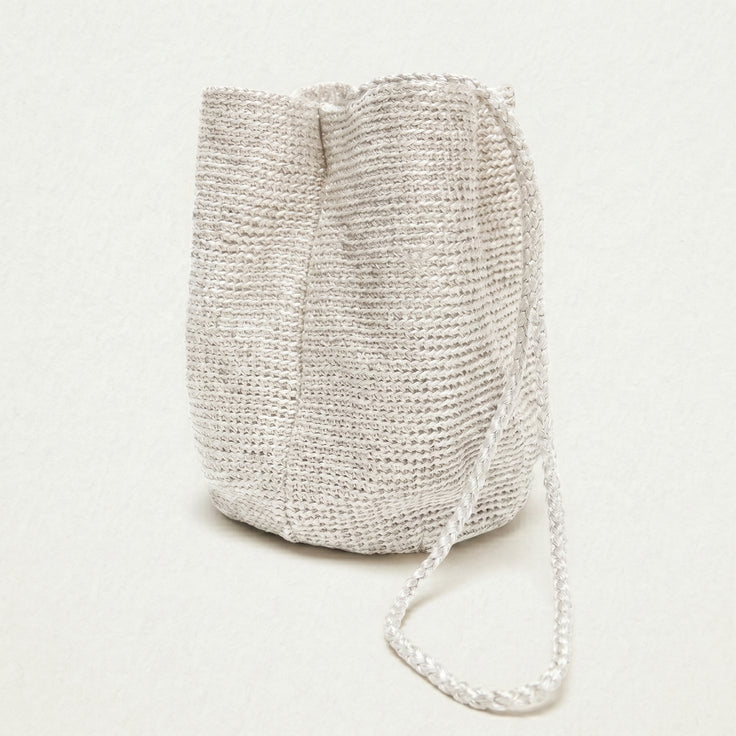 Luna Woven Bucket Bag