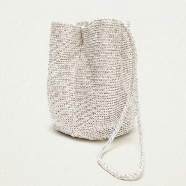 Luna Woven Bucket Bag