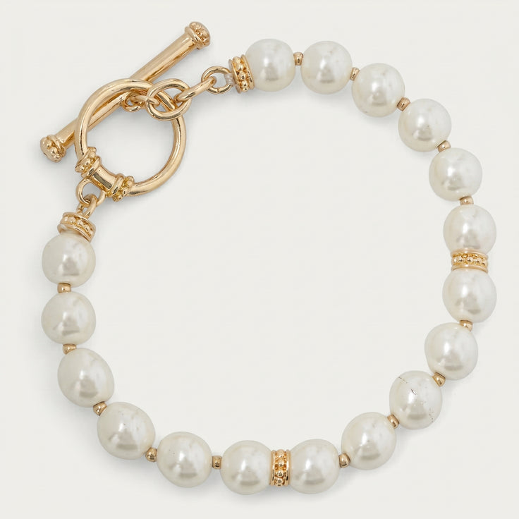Pearl Toggle Bracelet
