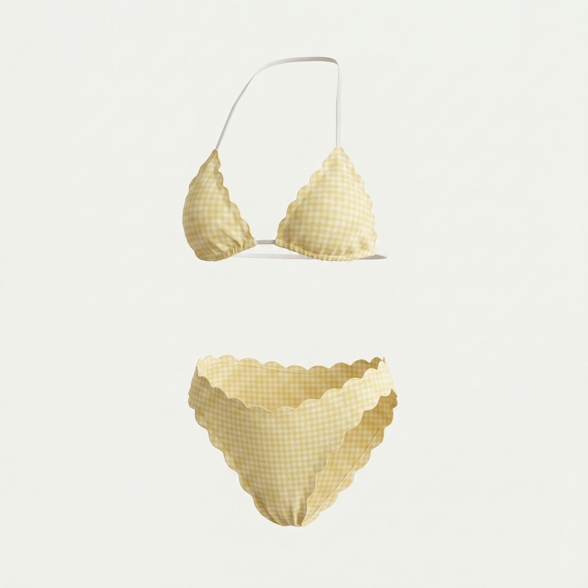 Limon Gingham Bikini Set