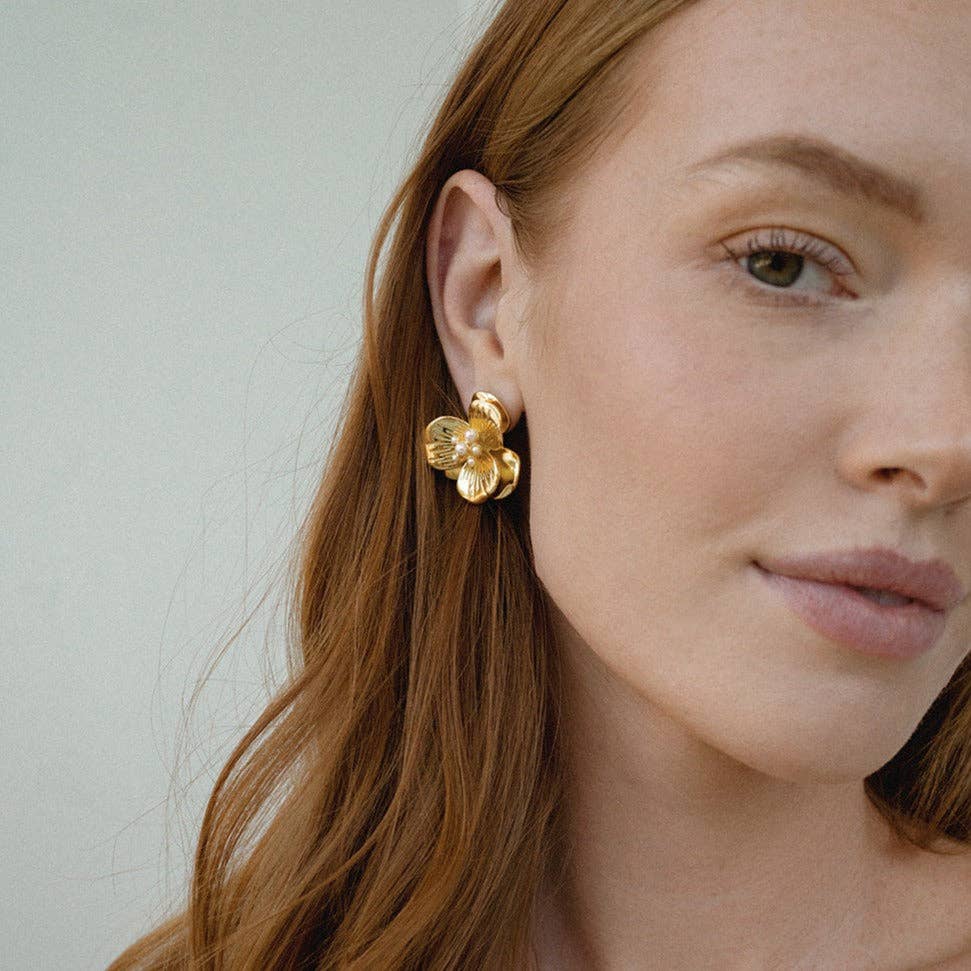 Floral Statement Studs