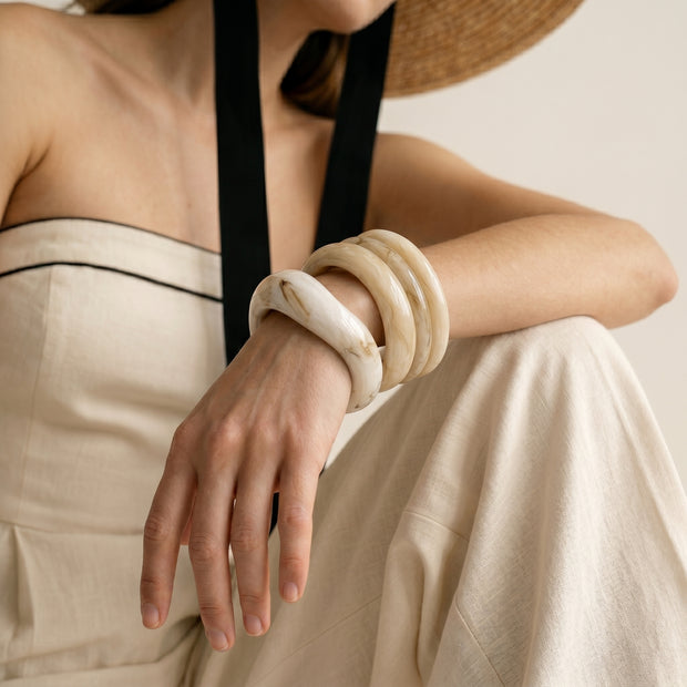 Ivory Bracelet Set