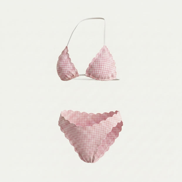 Limon Gingham Bikini Set