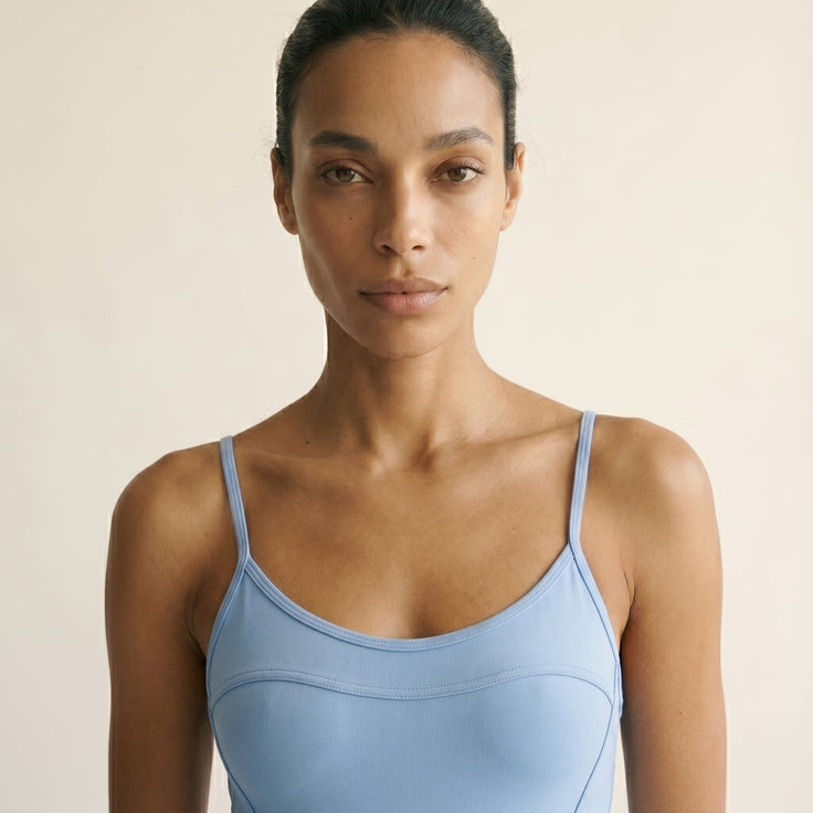Azure One-Piece Swimsuit