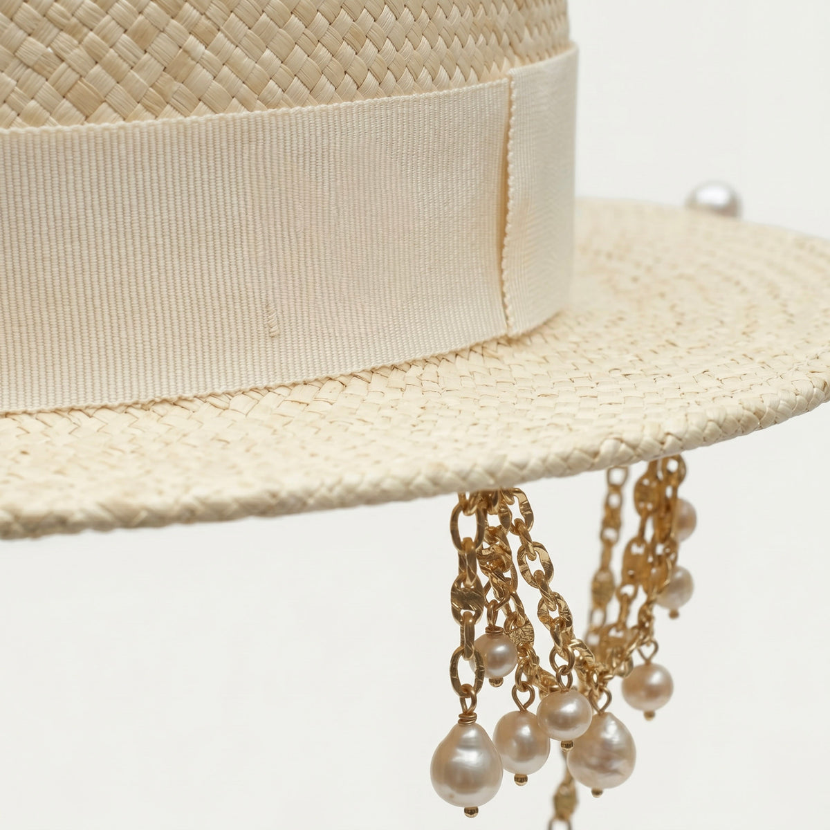 Celeste Pearl Chain Hat