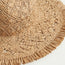 Fringed Raffia Hat