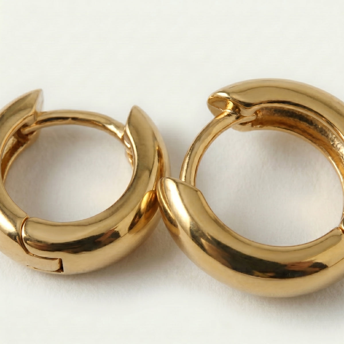 Golden Hoop Earrings