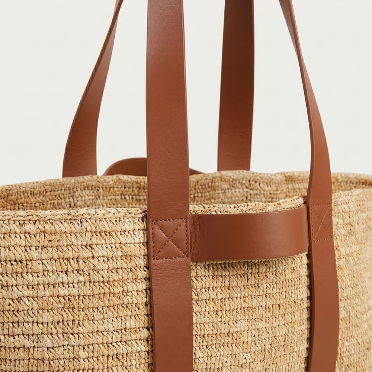 Raffia City Tote